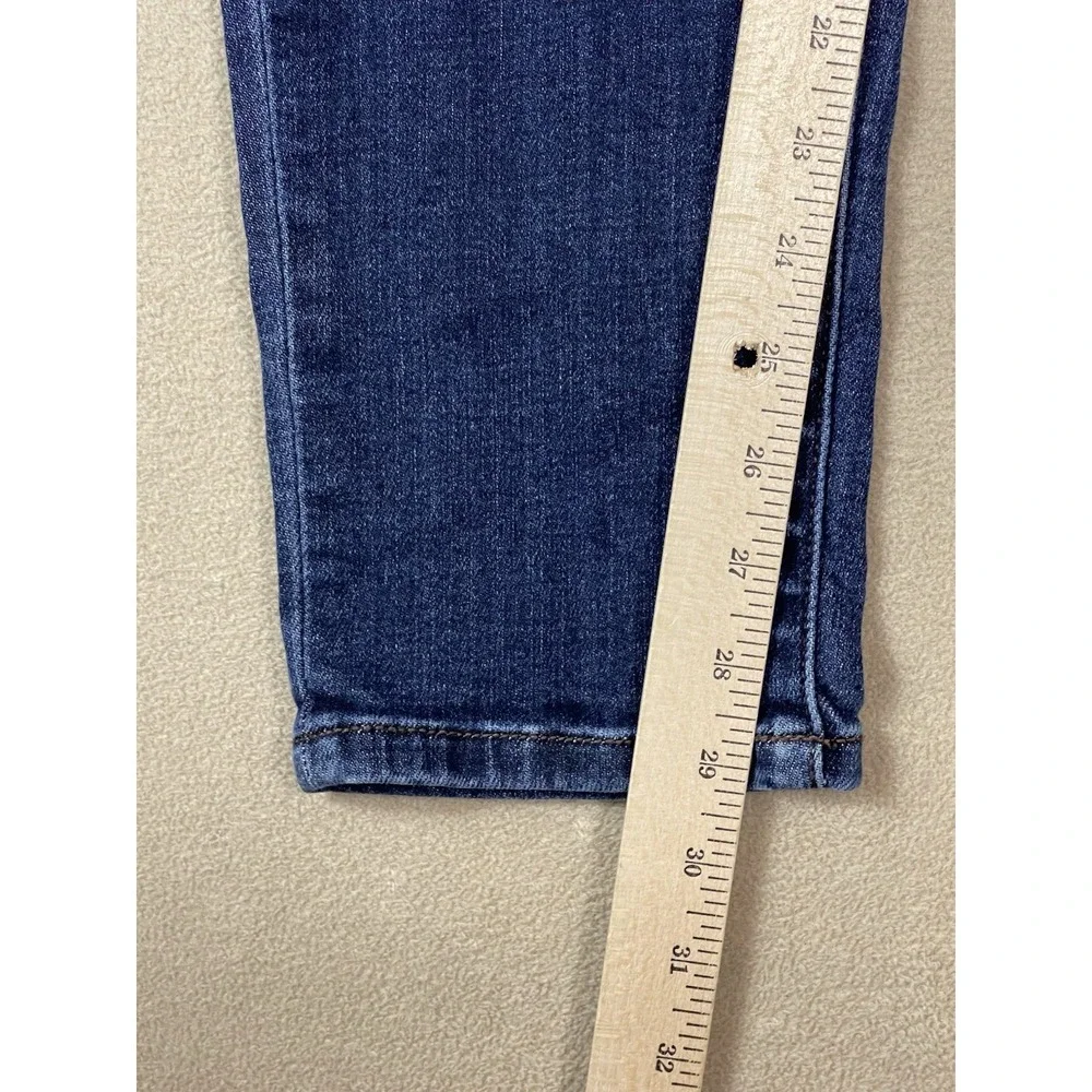Judy‎ Blue Jeans Womens 5/27 Blue Slim Fit Mid Rise Stretch Tapered Denim